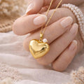 Bola de grossesse coeur doré perle d'eau douce